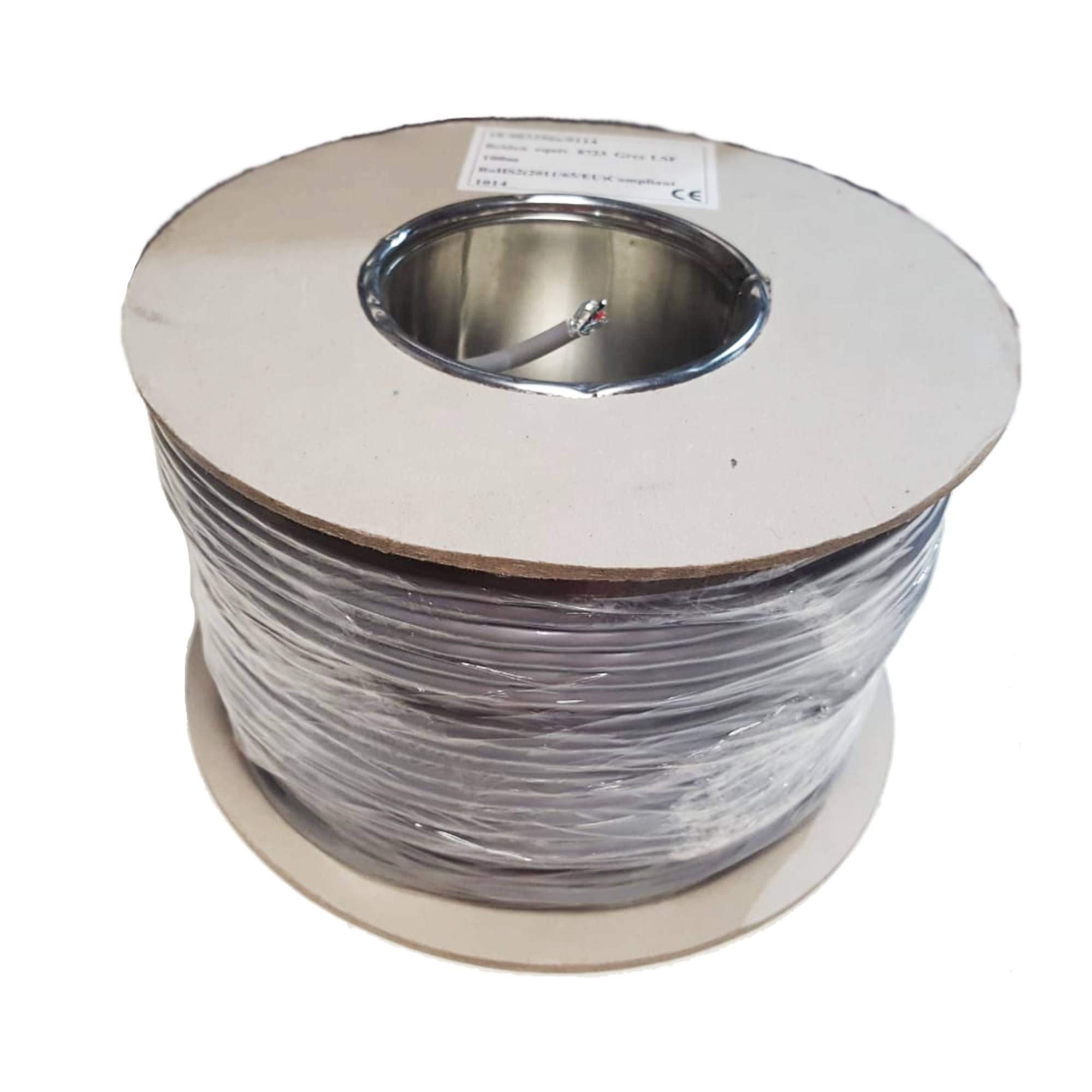 Belden Multi-Paired Cables 22AWG 2PR SHIELD 100ft SPOOL CHROME